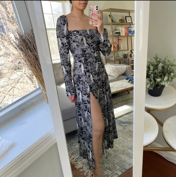 REFORMATION NWT SIGMUND MIDI DRESS US0 / BLOGGER'S Fav. SOLD OUT PRINT - Picture 8 of 16